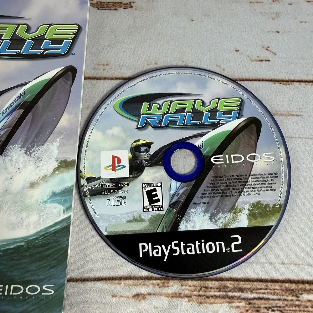 Wave Rally PS2 Game Disc & Manual Only Resurfaced Tested
